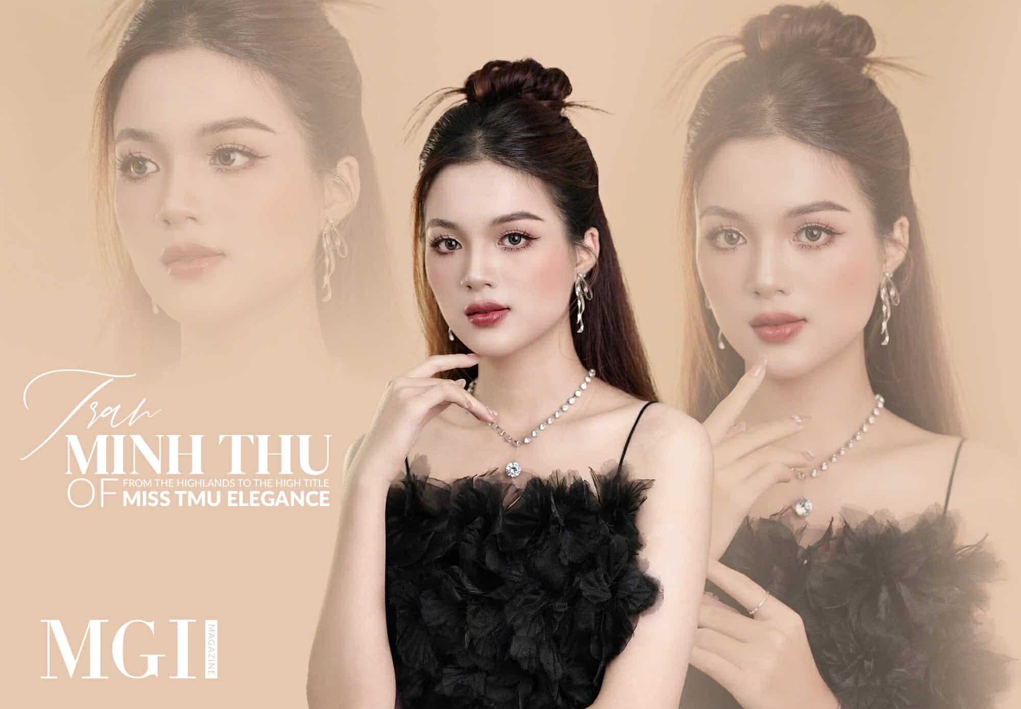 Tran Minh Thu – From the highlands to the high title of Miss TMU Elegance